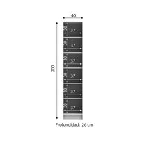 Estantería Modular Andy 40 Blanco 6 Niveles