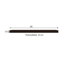 Repisa Flotante Wengue 80x25cm | Orange