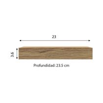 Repisa Flotante Tamborada 23x23.5cm | Orange