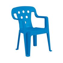 Silla Plástica Azul para Niños | Mor