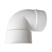 Codo PVC para Desagüe 75mm x 90° | Rival