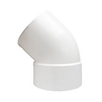 Codo PVC para Desagüe 110mm x 45° | Rival
