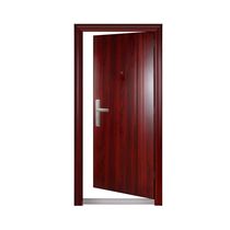 Puerta Metálica Derecha JW-003 Marrón de Acero