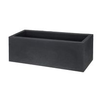 Maceta Rectangular Clint Negro