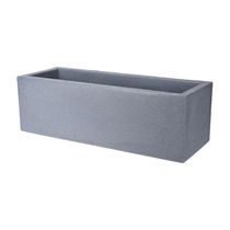 Maceta Rectangular Clint Gris