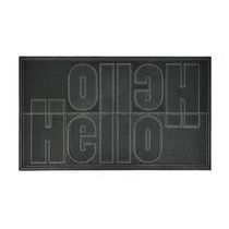 Rodapié Hello 45x75cm Negro | Orange