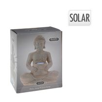 Buda de Cerámica con Luz Solar 28cm
