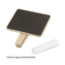 Mini Pizarra para Jardinería de Madera 7x7cm