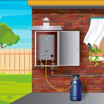 Calefón a Gas Lite 10 Litros Silver | Radiance
