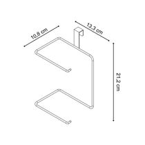 Porta Papel Higiénico Lineal Blanco | Rejiplas