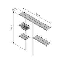 Closet Elite Plastificado CE-379 Blanco | Rejiplas