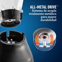 Licuadora con Vaso de Vidrio 1.5L 550W Negro | Oster