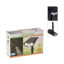 Foco Solar LED con Estaca y Sensor de Movimiento | Progarden
