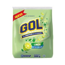 Detergente en Polvo Limón 2000g | Gol