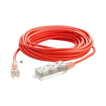 Extensión Banana 2x18 Naranja 10m 3 Tomas | Cords