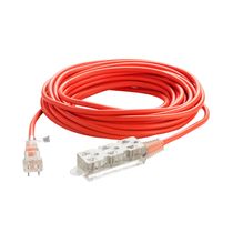 Extensión Banana 2x18 Naranja 15m 3 Tomas | Cords