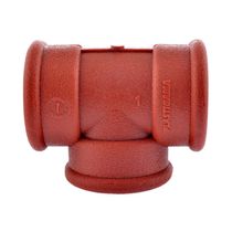 Tee Roscable Marrón 1/2" | Plastigama