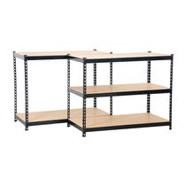 Estante Negro de Acero/MDF 1500Kg | Orange