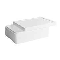 Caja con Tapa ISO 8 Blanca | Plastex