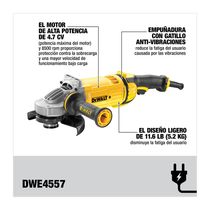 Esmeril Angular 7" / 2400W / 4.7HP | DeWalt