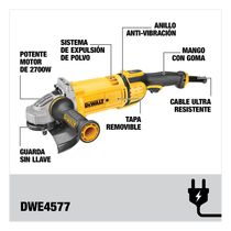 Esmeril Angular 7" / 2700W / 4.7HP | DeWalt