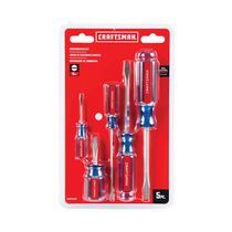 Kit de Desarmadores Planos Acetato 5 Piezas | Craftsman