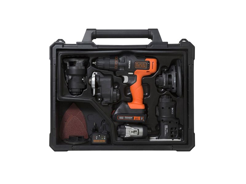 Kit de Herramientas Carpinter a 6PZS 20V Black Decker Potente