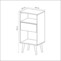 Estantería Palma 1 Cajón | Tecnomobili