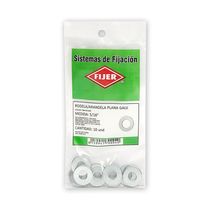 Rodela Plana Galvanizada 5/16" Pack de 10 | Fijer