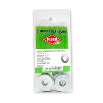 Rodela Plana Galvanizada 1/2" Pack de 10 | Fijer