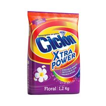 Detergente en Polvo Xtra Power Floral 1.2kg | Ciclón