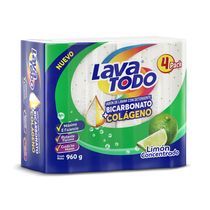 Jabón Limón Pack de 4 Barras 960gr | Lavatodo