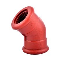 Codo de Polipropileno Roscado Marrón 1/2" x 45° | Plastigama