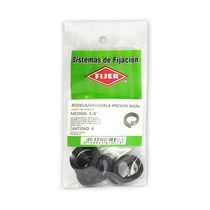 Rodela de Presión Negra 5/8" 6 Unidades | Fijer