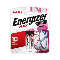 Pilas Alcalinas Max AAA Pack de 2 | Energizer