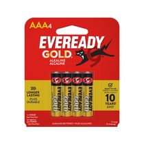 Pila Alcalina Gold AAA 3+1 Extra | Eveready