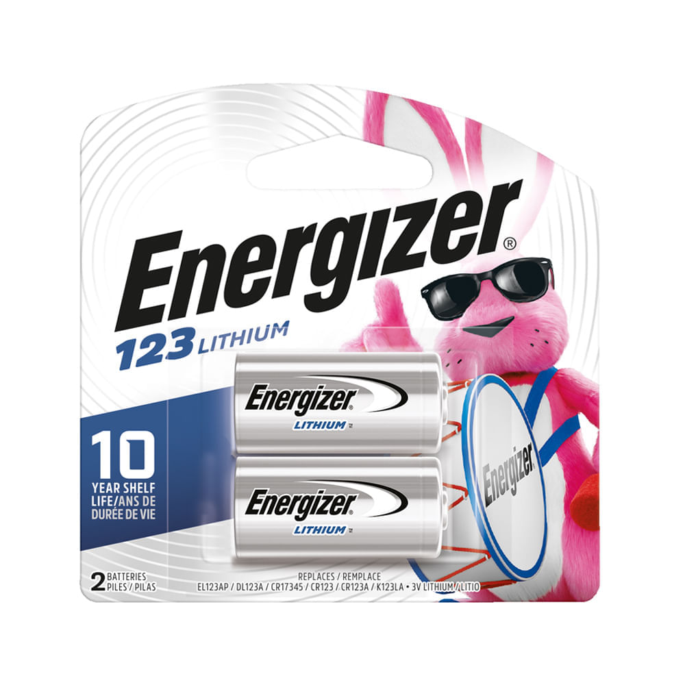 Energizer Lithium 123 3V x2: Potencia Duradera para tus Dispositivos en ...