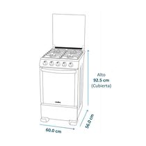 Cocina de Gas 4Q Grill Ultimate 60cm | Mabe