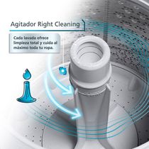 Lavadora Automática 19kg Blanco Agitador | Mabe