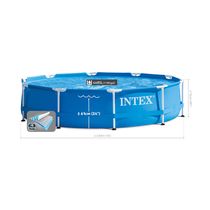 Piscina Redonda con Estructura 3.05m x 76cm | Intex