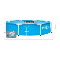 Piscina Metal Frame Redonda | Intex