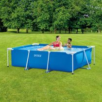 Piscina Rectangular Metal 2.2x1.5m | Intex