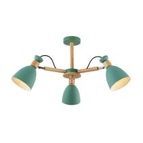 Lámpara de Techo E27 60W Verde Madera | Orange