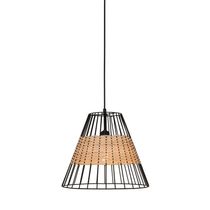 Lámpara Colgante E27 60W Tejido Natural | Orange