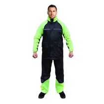 Chubasquero de Poliéster Bicolor Sin Forro Talla M | Protecziona