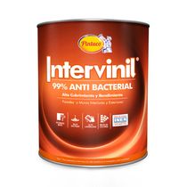 Pintura Látex Intervinil Mate Rojo Inglés 1 Litro | Pintuco