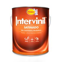Pintura Látex Intervinil Satinado Blanco 1gl | Pintuco