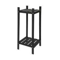 Estantería de Madera de 2  Negro