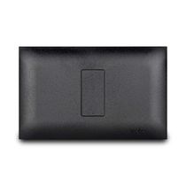 Placa Ciega Negro 7.5x11.8cm | Veto