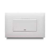 Interruptor Simple Blanco Termopolímero 10A 7.5x11.8cm | Veto